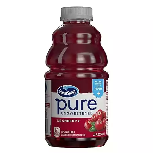 Ocean Spray, Pure Cranberry Juice, 32 oz (Pack of 8)